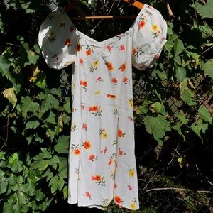 Reformation Style Floral Dress
